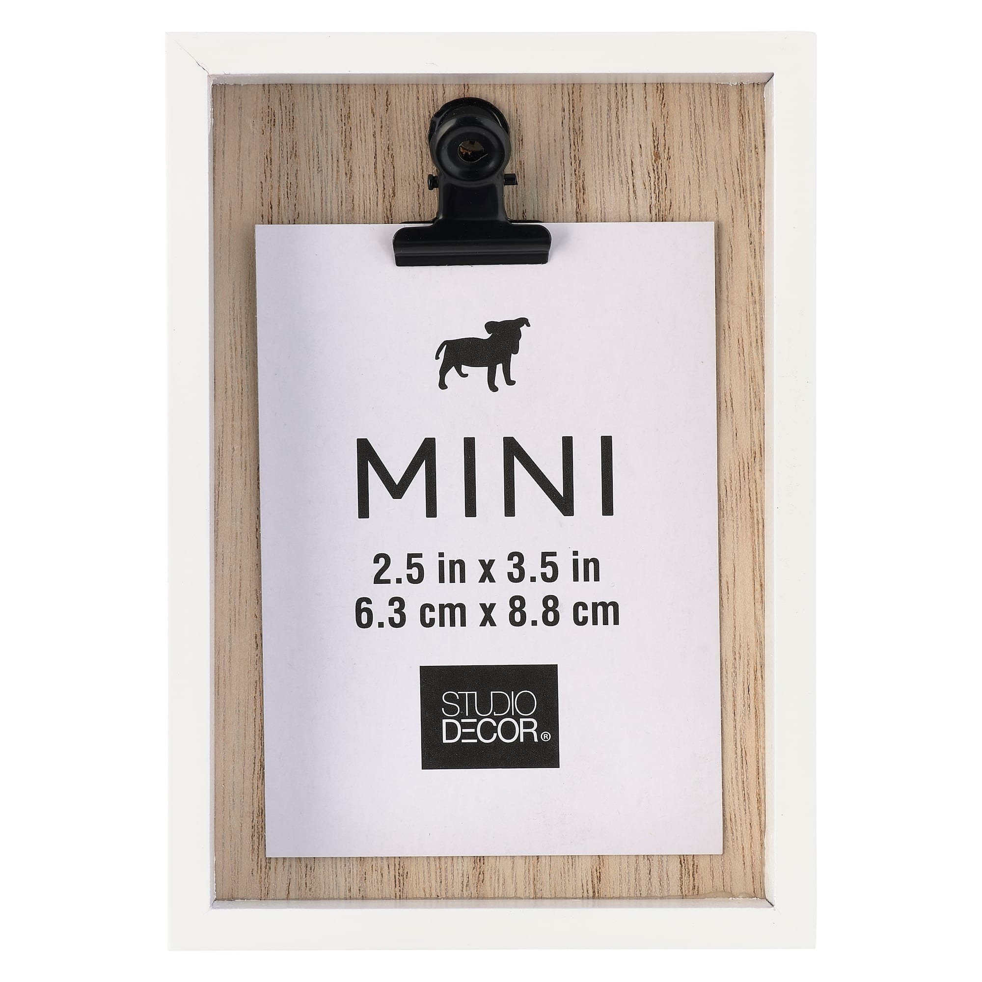 White Deep Mini Frame Box with Clip by Studio Décor®